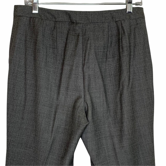 Talbots Women’s Gray Wool Blend High Rise Straight Leg Slacks Trousers Size 8 P - Picture 7 of 16